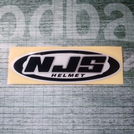 NJS HELMET BRAND CUTTING Sticker