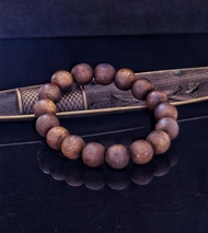 海南種植綠奇楠12mm 沉香手鍊 ( HKA2303 )