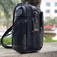 TAS TUMI ALPHA BRAVO SARATOGA BAG PRIA SELEMPANG ORIGINAL LEATHER