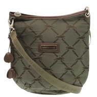 Longchamp 棉質卡其色肩包 0011 [二手] 狀況極佳