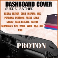 DASHBOARD COVER SUEDE LEATHER MATERIAL PROTON EXORA ERTIGA GEN-2 INSPIRA IRIZ PEDANA PERSONA SAGA PR