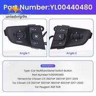 YL00440480 Car Multifunctional Switch Button for  C5 C6 2017-2022  408 508 VMF Combination Switch Mo