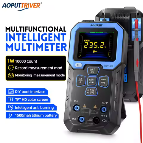 FNIRSI DMT-99 Multifunctional Smart Digital Multimeter 10000 Counts True RMS NCV Capacitance Tempera
