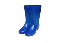 【半筒雨鞋】朝日牌女用雨鞋(藍色) 台灣製造【小潔大批發】
