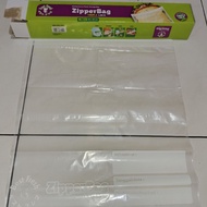 ZipperBag Plastic 33x40 (12pcs)