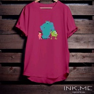 MONSTER INC and friends/UNISEX T-SHIRT MONSTER INC SCREEN PRINTING T-SHIRT