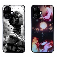 Phone Case cover for Infinix Smart 10 Akaza Demon Slayer aesthetic black Protection