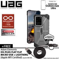 UAG Plasma for Samsung Galaxy S20 Ultra 6.9" ( Ash ) + FREE 1pcs Adam Elements USB