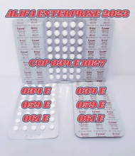COP 034/059/061 E 1027 EPAM 5 MG. READY STOCK & FREE GIFT 1 STRIP 40 TABLET 5 STRIP 200 TABLET.