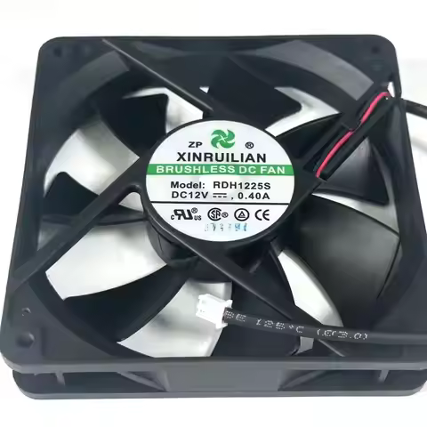 RDH1225S DC 12V 0.40A 120x120x25mm 2-Wire Server Cooling Fan