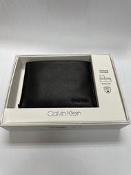 父親節 全新美國進口真皮Calvin Klein Wallet 男裝