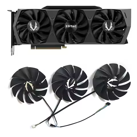 88mm GA92S2U RTX3070 RTX3080 GPU FAN For Zotac RTX 3070 3080 Ti 3090 Amp Holo GPU Cooler Replacement