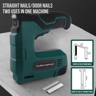 Cordless Lithium Nail Gun, Electric Nail Gun, Pneumatic Nailer, Straight Nailer for Home Woodworking