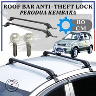 Portable Car Roof Rack Cargo Roof Carrier Luggage Anti Theft Cross Bicycle Roof Bar Kereta 80cm For 
