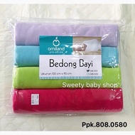 Bedong bayi polos katun kaos / kain lampin bayi / perlengkapan bayi baru lahir