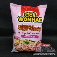 CEMILAN SIAP MAKAN WONHAE TOPOKKI SNACK CREAMY ROSE 80GR