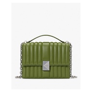 Kate Spade KI561 Y0Z Deco Chain Shoulder กระเป๋าสะพายผู้หญิง สี Jungle Vine
