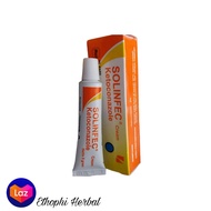 Obat Gatal Kulit Bokong Selangkangan Sela Jari Atau Telapak Tangan Kurap Panu - Solinfec Krim 5 Gram