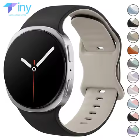 Silicone Strap for Samsung Galaxy Watch 9 8 40mm 44mm 8Classic 46mm Sport Band Wristband for Galaxy