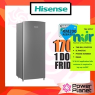 [SEDA] Hisense Single Door 170L RR197D4AGN1 ( Refrigerator / Peti Sejuk / 冰箱 . 电冰箱 )