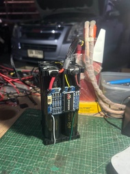 แบตเตอรี่บลูทูธ diy 4S 12.8V 15000ma Bms Mpower30A พร้อมที่ชาร์จ