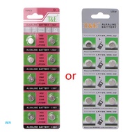 WIN 10PCS Alkaline Batteries AG2 1.5V G2 396A LR726 SR726W GP397 1164SO SR59W SR726 Coin Button Cell