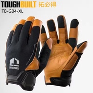 TOUGHBUILT TB-G04-L/XL ถุงมือ Specialist Touch Screen นาฬิกา Cutout เบาะปาล์มของแท้หนังถุงมือป้องกัน