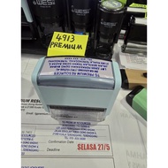 SAME DAY SHIP  (READY STOCK) 4913  ( 6 Baris ) Selfink Stamp (with ink)