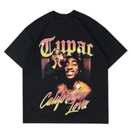 Sunshine-IDN KAOS VINTAGE TUPAC SHAKUR | T-SHIRT TUPAC SHAKUR | BAJU HITAM PRIA RAPPER 2PAC / TUPAC 