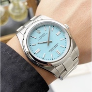 ROLEX brand Popular luxury Oyster Perpetual 126000 Tiffany blue 36mm Dial design Unisex automatic me
