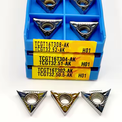 Carbide Blade TCGT16T302 TCGT16T304 TCGT16T308 AK H01 Aluminum CNC Turning Tool Lathe Cutting TCGT 1