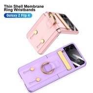 SAMSUNG GALAXY FLIP 4 WRISTBAND WITH Ring CASE