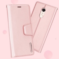 Hanman Leather Case for OPPO Find X R17 Pro F7 F9 Wallet Flip Cover TPU Phone Bag