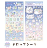 日本直送 角落生物 Sumikko Gurashi 2款 幽靈之夜公園主題 燙金貼紙    #C202208042  (現貨)