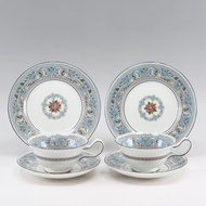 Wedgwood 佛羅倫薩綠松石瓷杯、碟和Plate，英國製造，二手