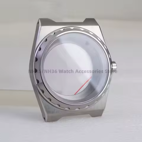 Stainless Steel NH35 Case VC222 Watch Case 37mm Watch Case Sapphire Glass fit NH35 NH36 Movement Sil