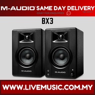 M-Audio BX3 Graphite 3.5-inch Active Studio Monitors - Pair ( BX 3 / BX-3 )