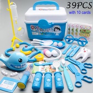 Doctor Toy Set 53 PCS Kids Dentist Medical Kit Nurse Costume Role Play Dress Up Educational Pretend