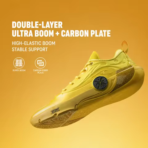 Li-Ning Men's WAY OF WADE 12 Professional Basketball Shoes SUPER BOOM LiNing CARBON-FIBER PLATE Comp