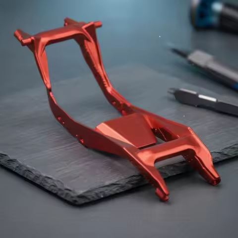 RC Crawler Chassis Frame Kit Upgrade RC Crawler Chassis Kit Vehicle Parts Metal Low Center of Mass D
