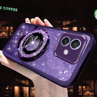 For OPPO A5i Pro 4G 5G OPPOA5i A5iPro OPPOA5iPro Transparent Smartphone Case with 3D CD Ring Stand H