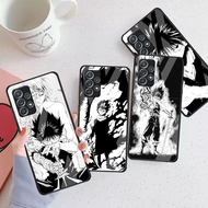 Yu Yu Hakusho 08 Glass Phone Case For Samsung Galaxy A14 A20 A30 A22 A32 A33 A34 A40 A42 A51 4G A52 