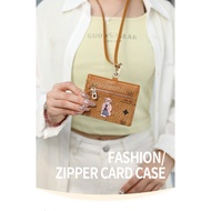 TTWN BEAR Card Holder Bag with Strap 天天维尼熊挂脖卡包