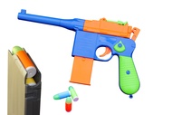 Toy Guns for Boys Mauser c96 - Colorful Pistol - Set of Soft Bullets - World War 2 - WW2 - Pistol Ki