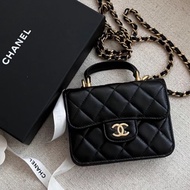 chanel 經典鏈條菱格迷你包