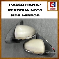 Passo Hana/Perodua Myvi Lagi Best Side Mirror [7 Pins][Auto Flip][Signal Lamp][Original from Japan 🇯🇵][Used]