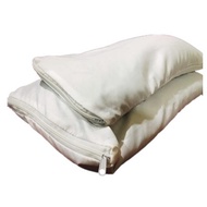 Buckwheat PIllow White Inner Pillow Case with zip (pillow case only not including buckwheat hulls)