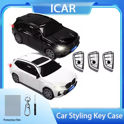 For BMW X3 Car Model Key Case for BMW 3 5 6 8 X3 X4 X5 X7 G Series G21 G20 G31 G30 3 4 Button Key Co