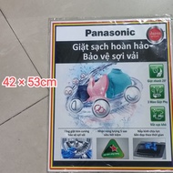 Combo 10 Stickers Panasonic Washing Machine