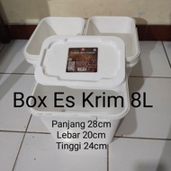 premium box es krim bekas 8 liter ember es krim 8 liter